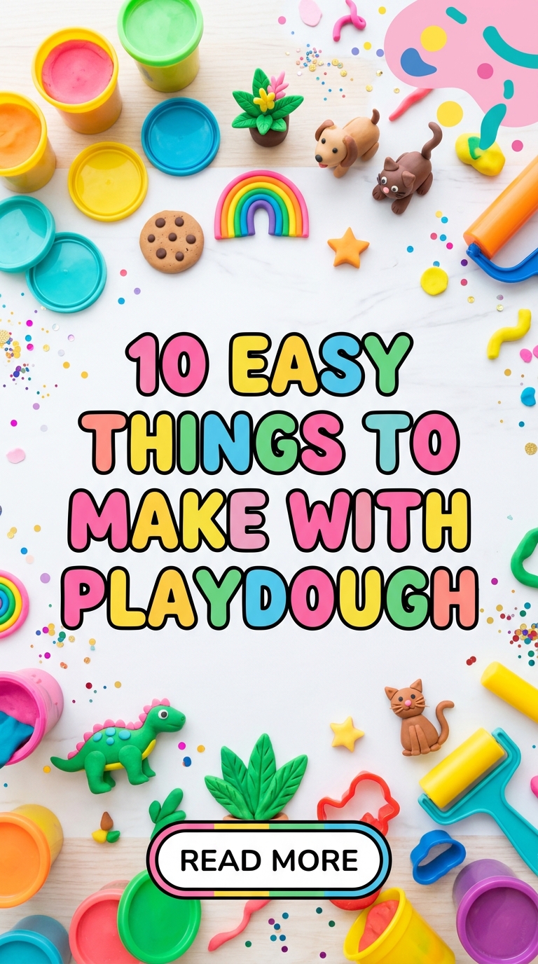 10 Easy Things To Make With Playdough