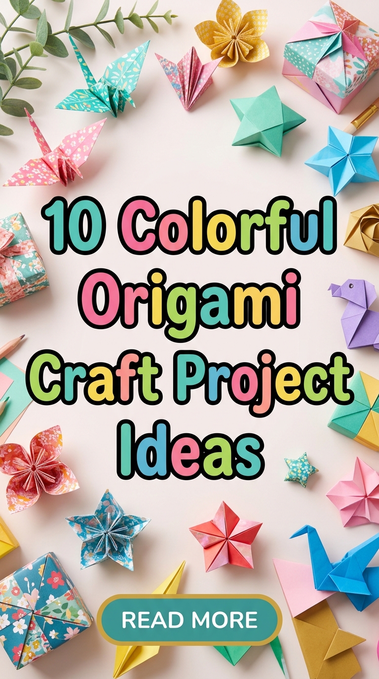 10 Colorful Origami Craft Project Ideas