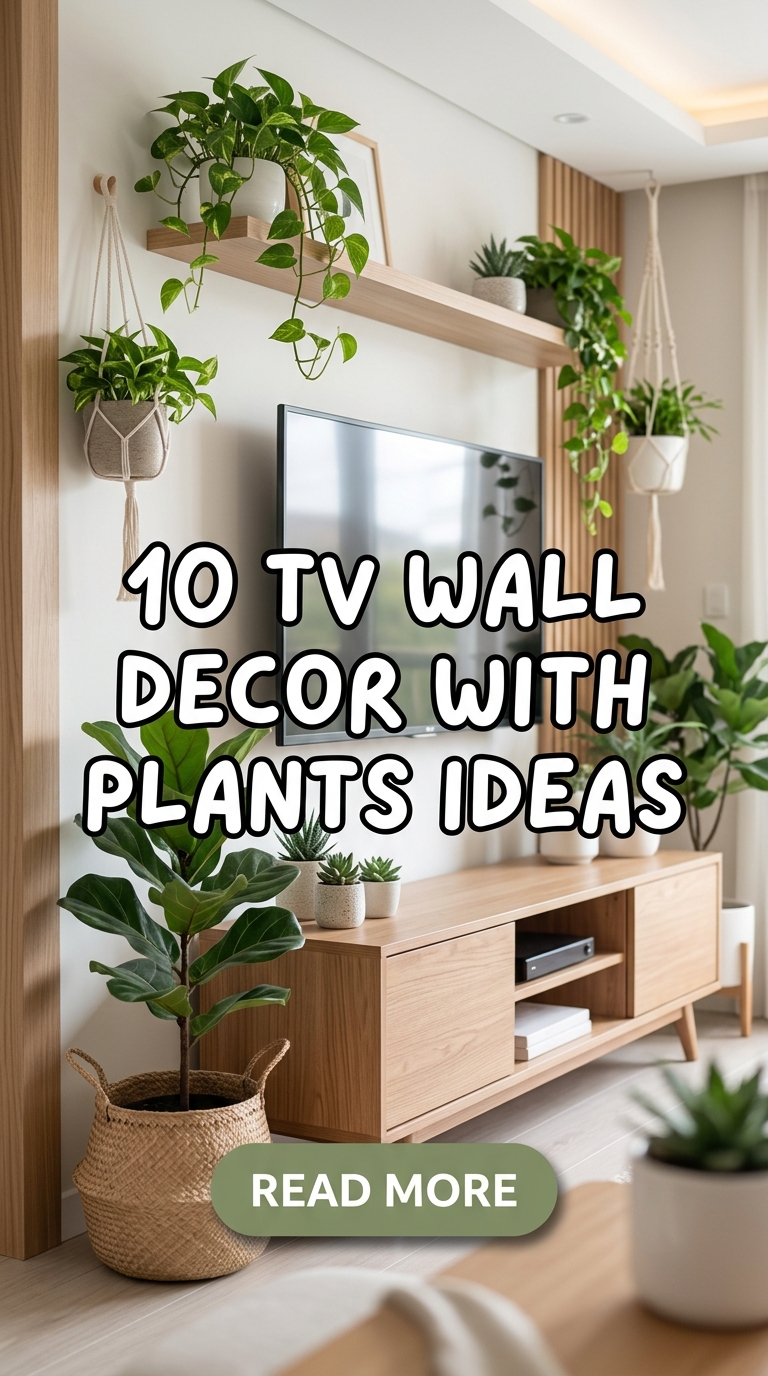 10 Tv Wall Decor With Plants Ideas