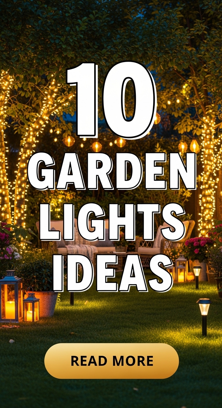 10 Garden Lights Ideas