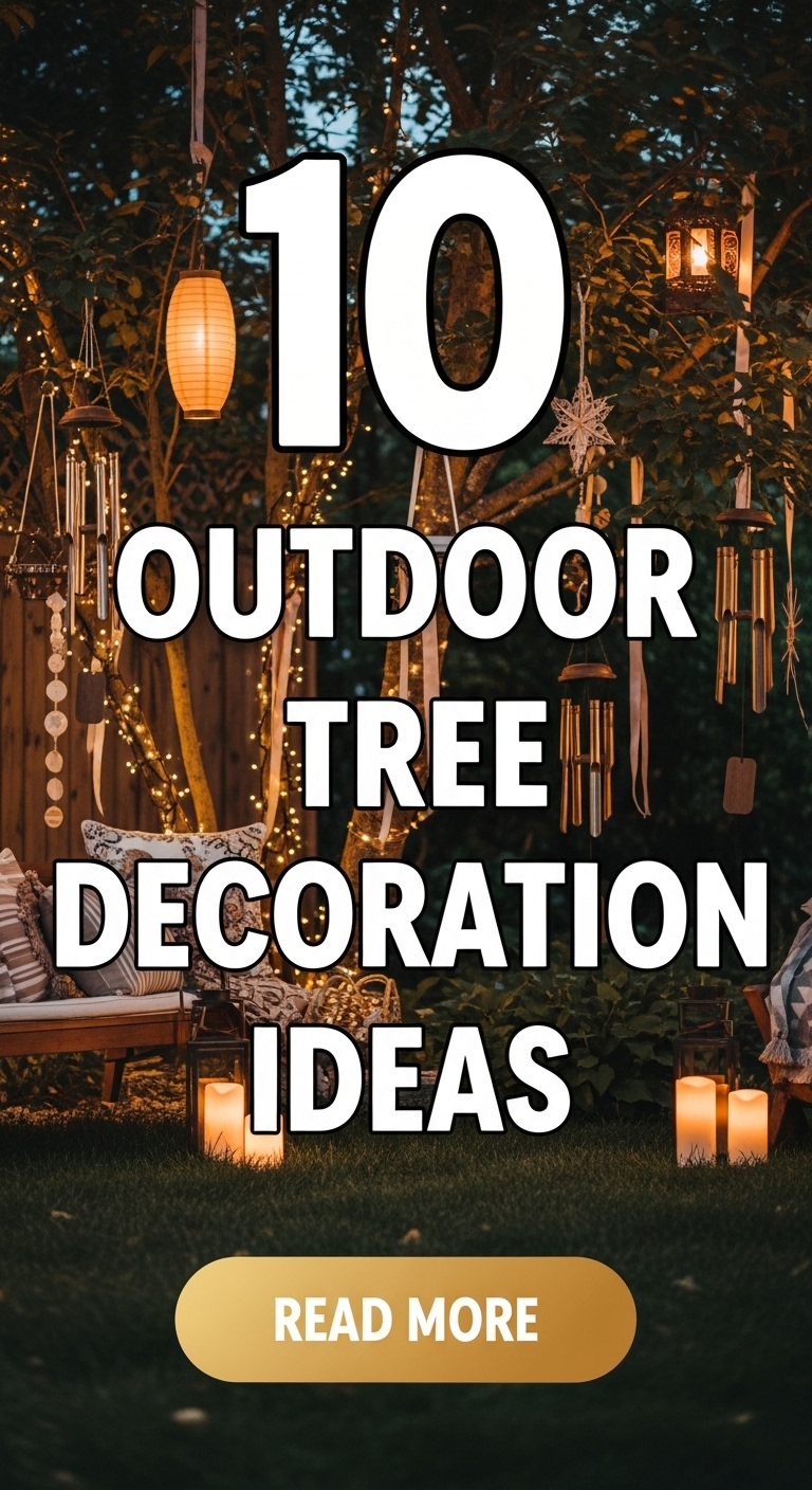 10 Outdoor Tree Decoration Ideas
