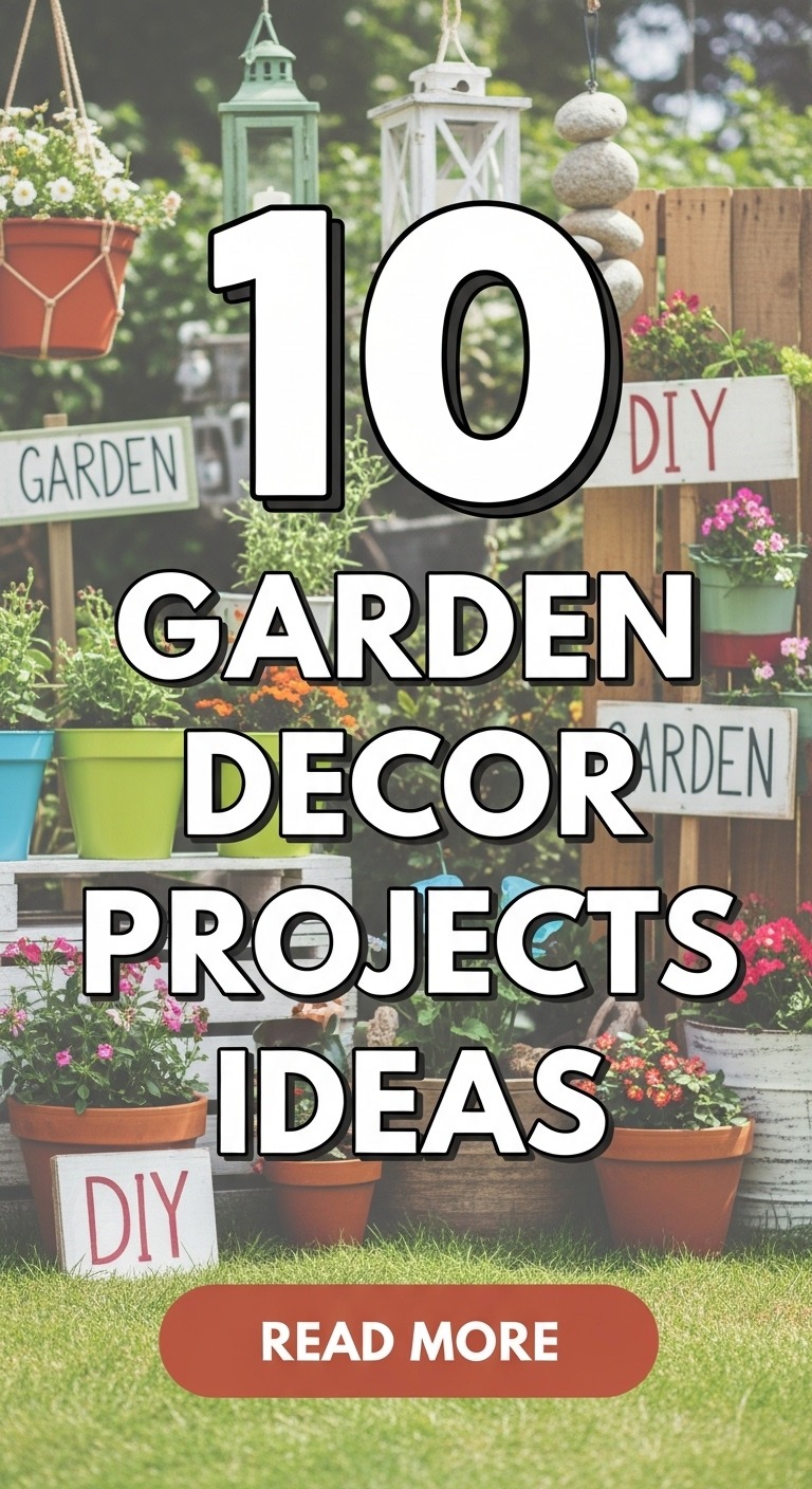 10 Garden Decor Projects Ideas