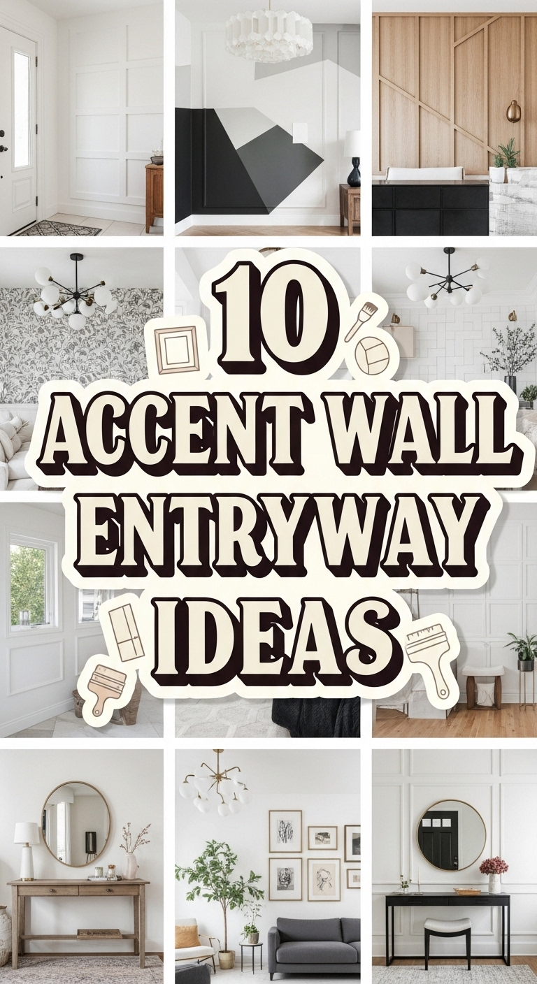 10 Accent Wall Entryway Ideas