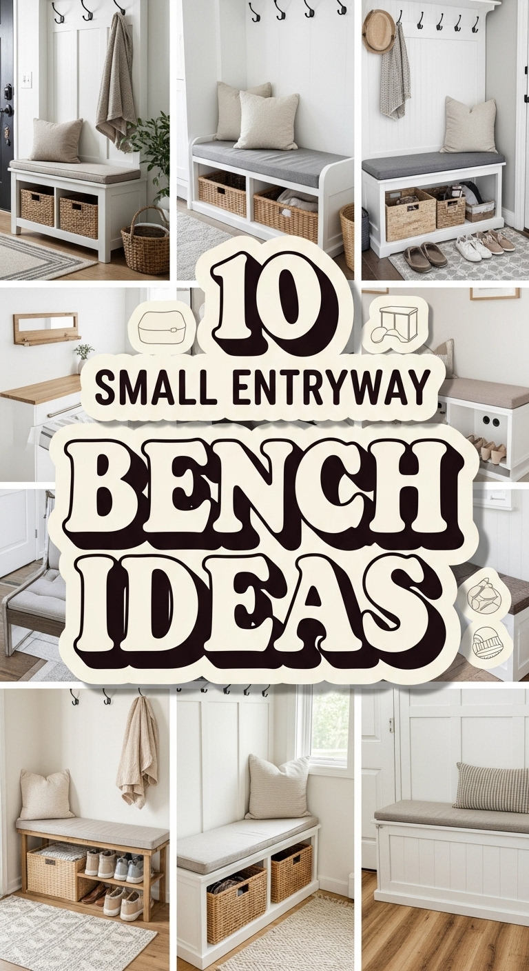 10 Small Entryway Bench Ideas