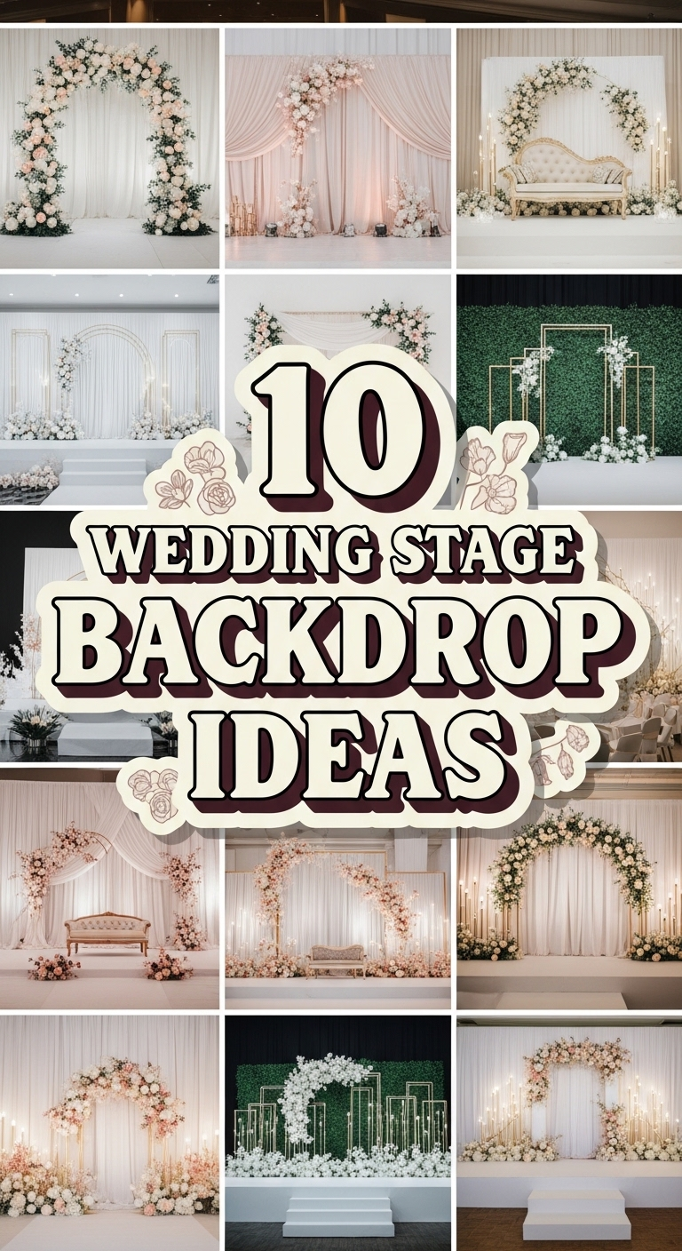 10 Wedding Stage Backdrop Ideas