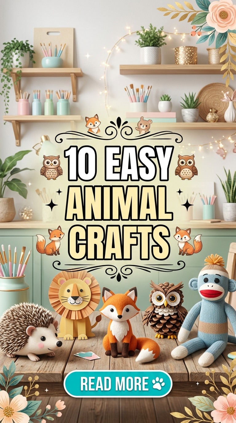 10 Easy Animal Crafts