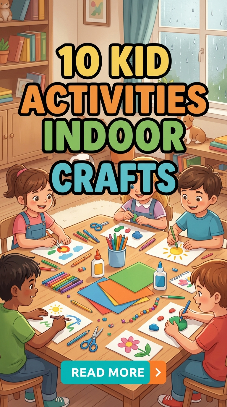 10 Kid Activities Indoor Crafts