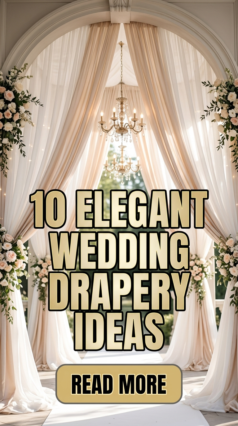 10 Wedding Drapery Ideas