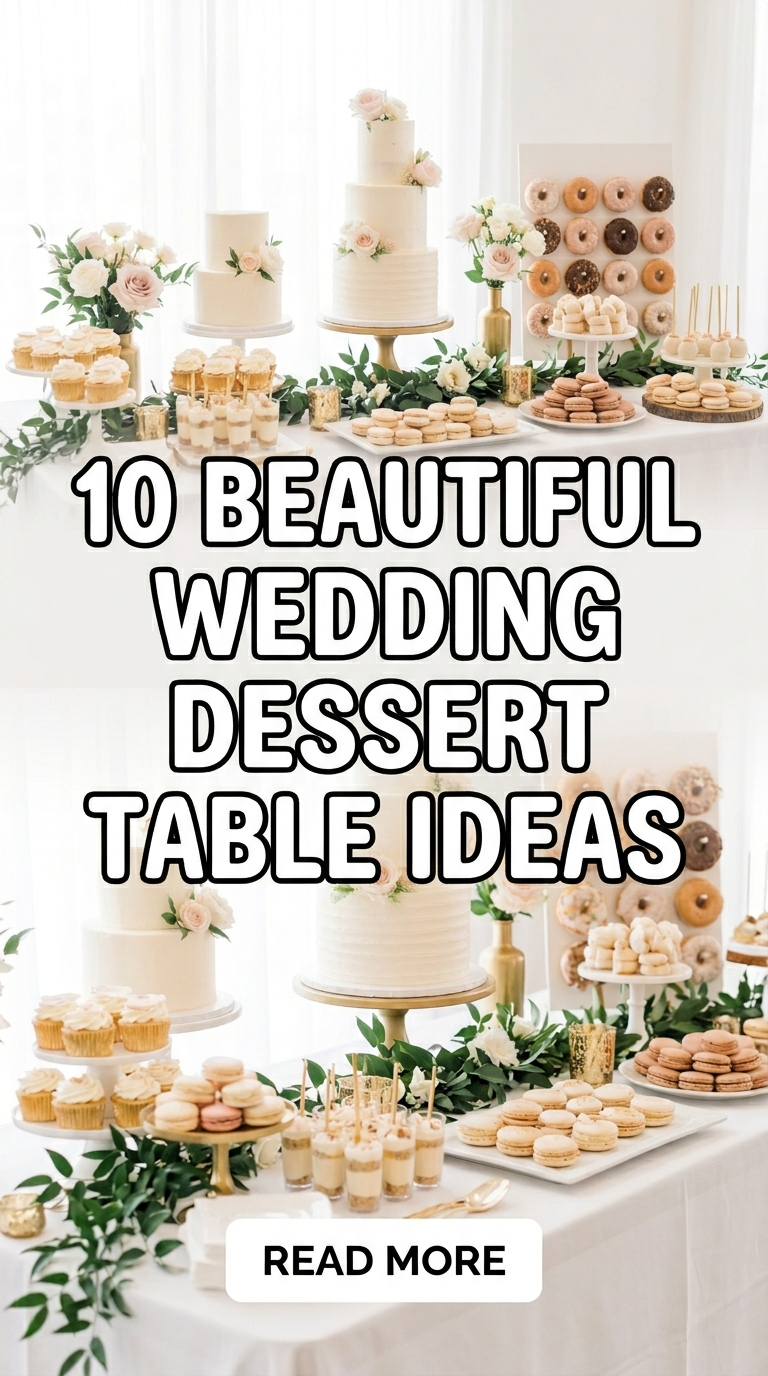 10 Wedding Dessert Table Ideas