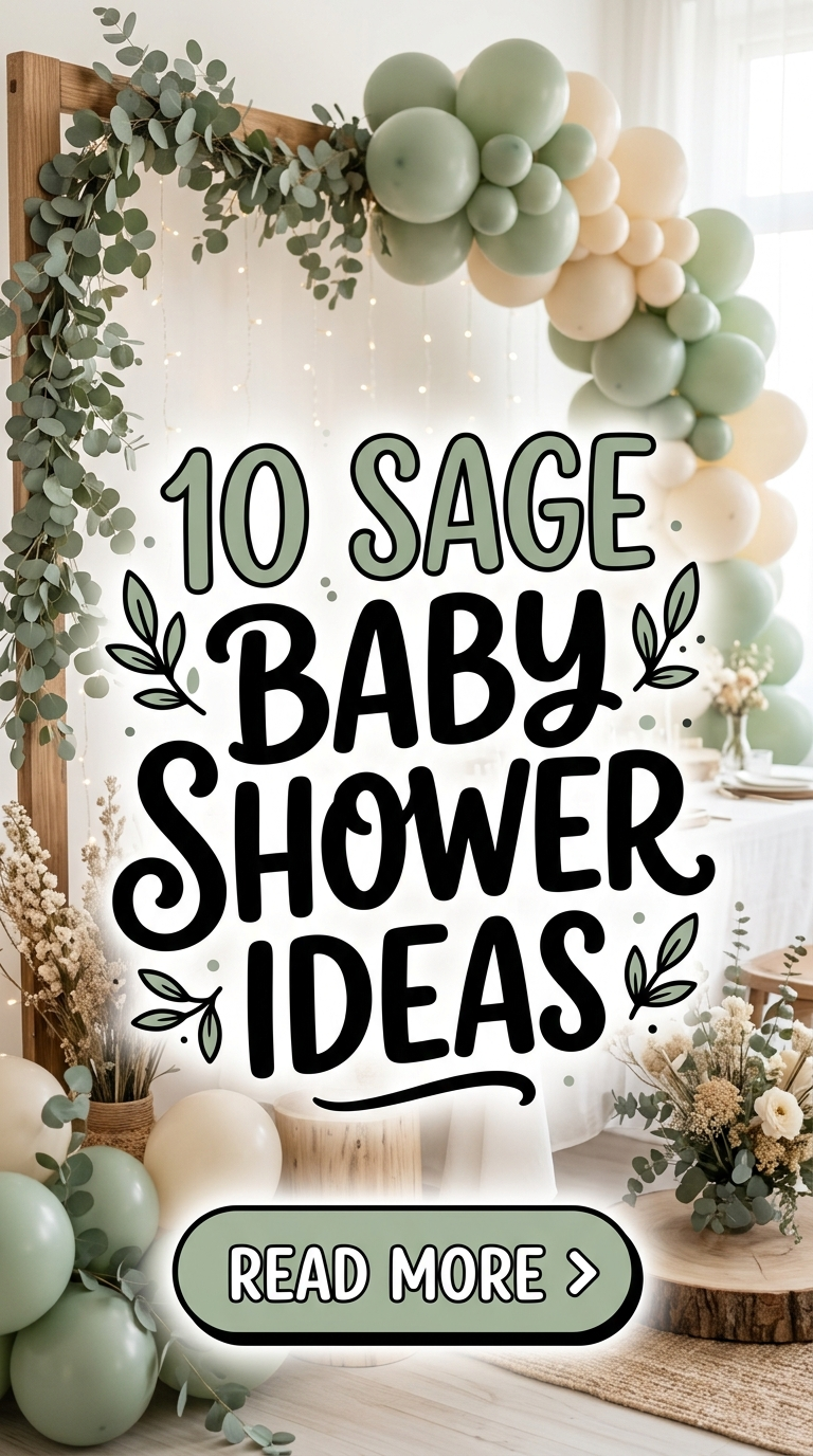 10 Sage Baby Shower Ideas