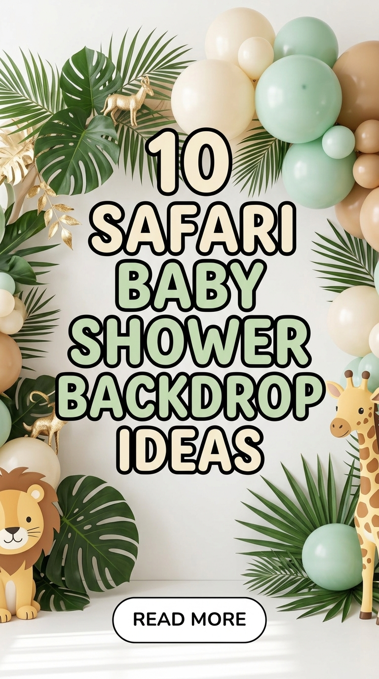 10 Safari Baby Shower Backdrop Ideas