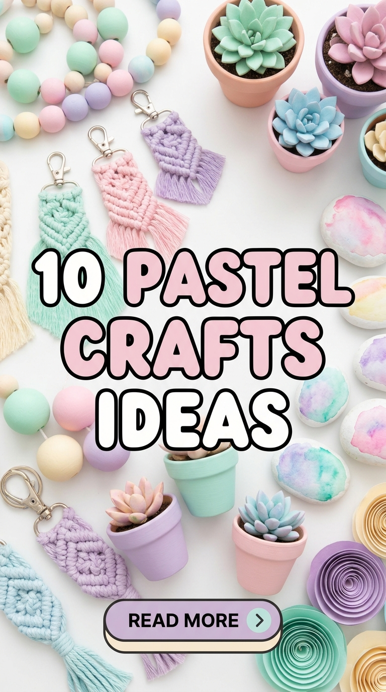10 Pastel Crafts Ideas