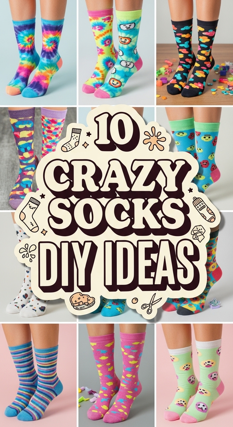 10 Crazy Socks DIY Ideas