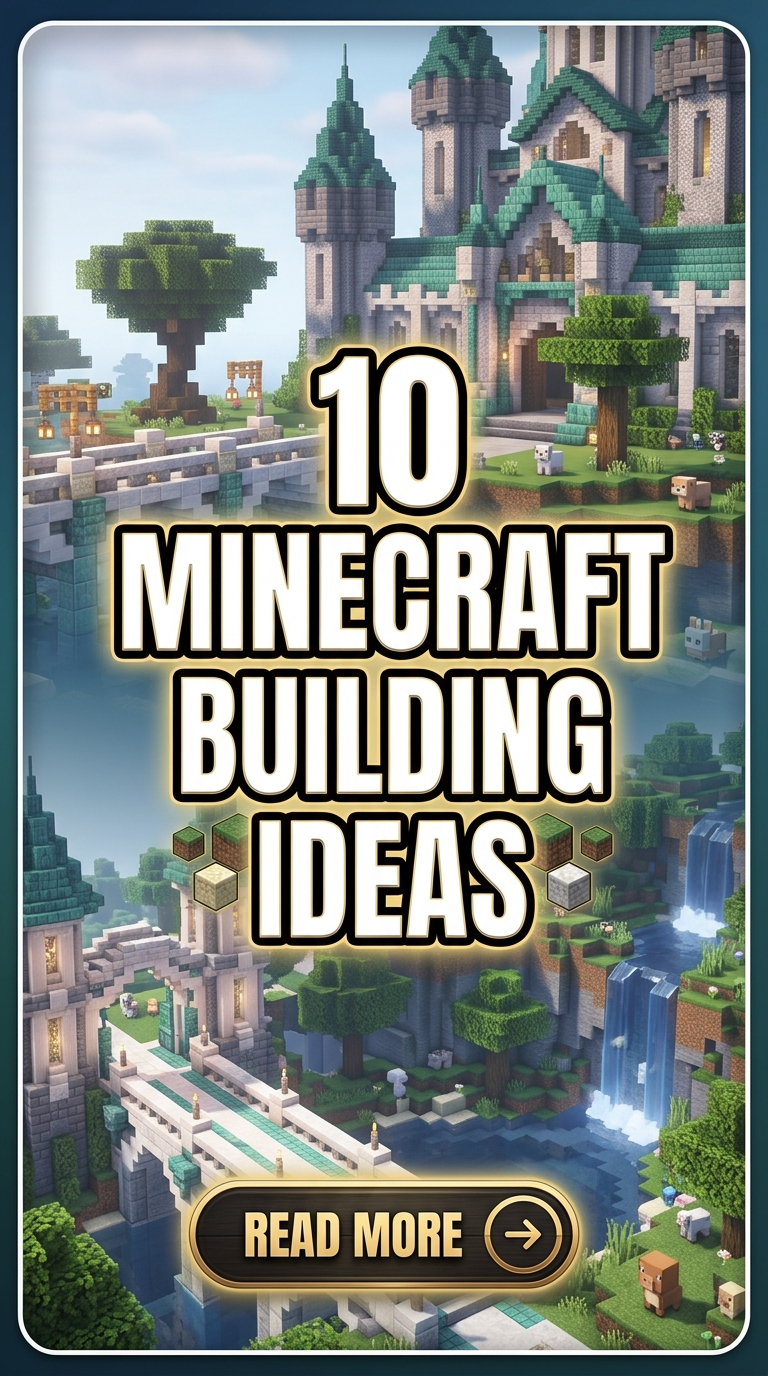 10 Minecraft Building Ideas