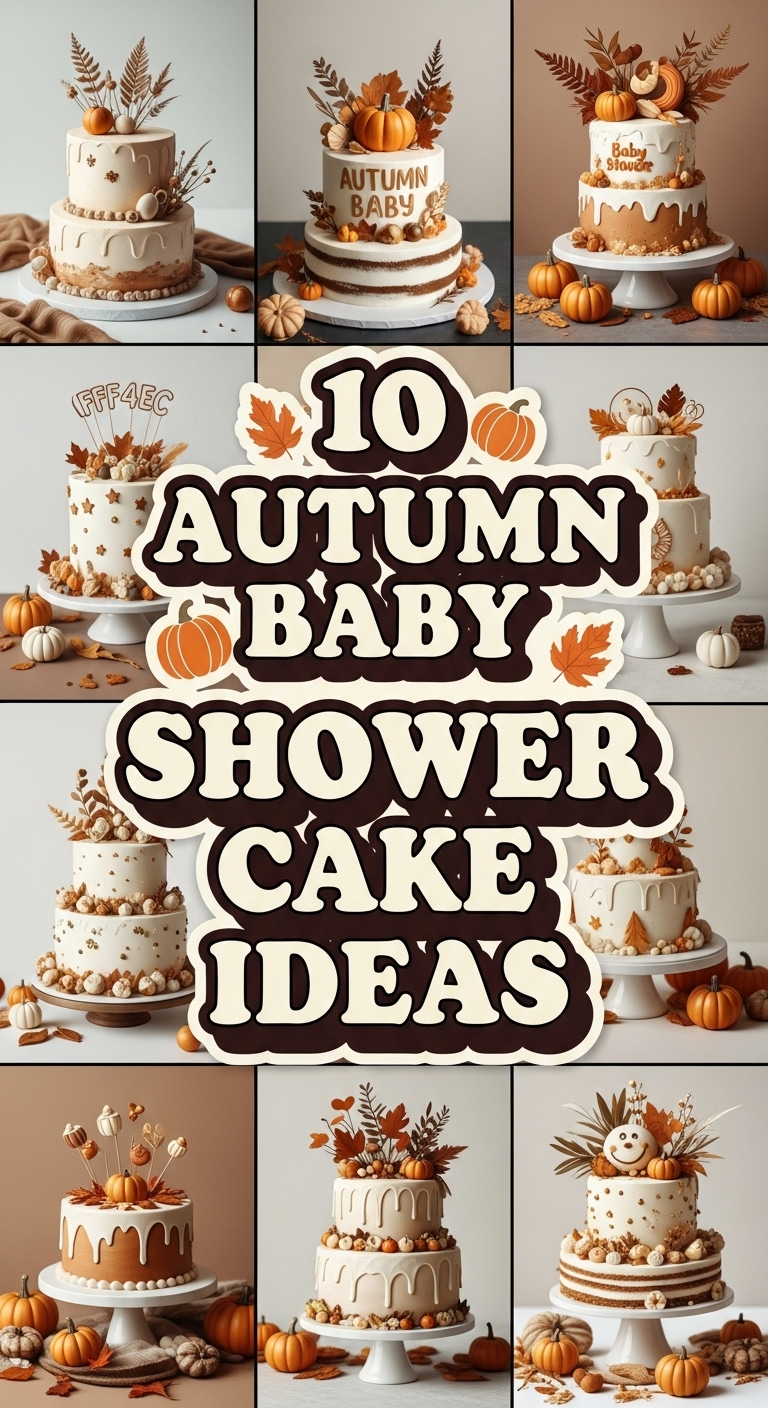 10 Autumn Baby Shower Cake Ideas