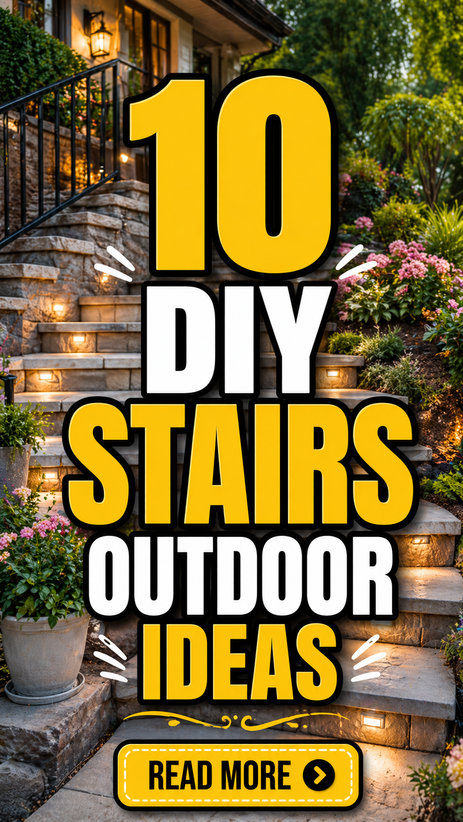 10 DIY Stairs Outdoor Ideas