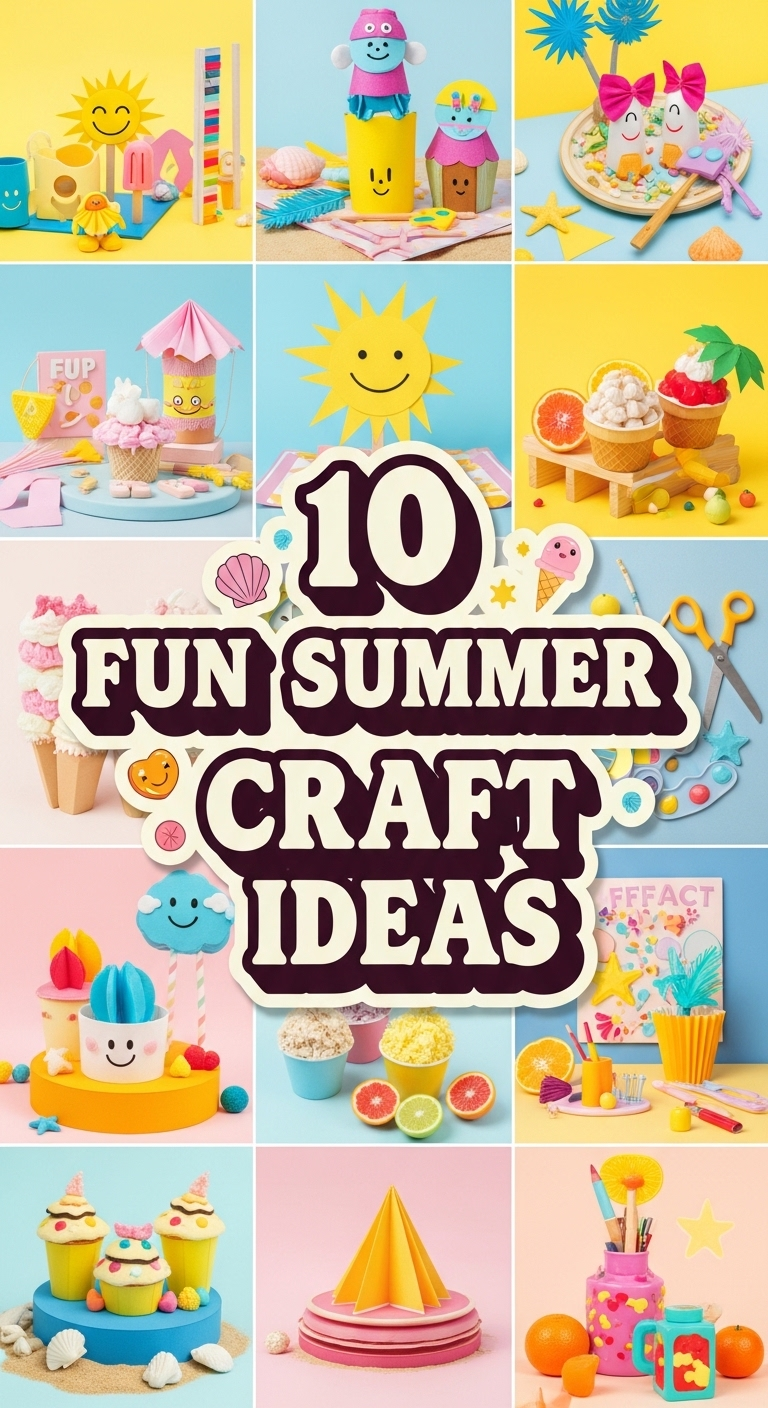 10 Fun Summer Crafts Ideas