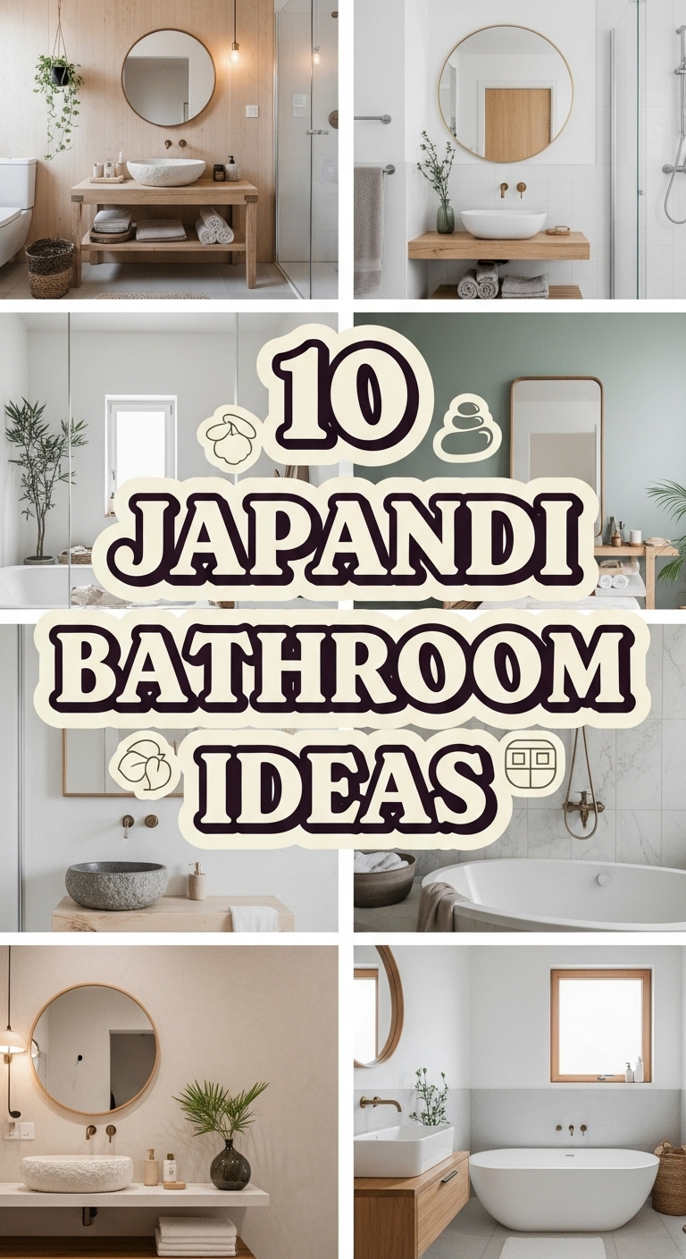 10 Japandi Style Bathroom Design Ideas