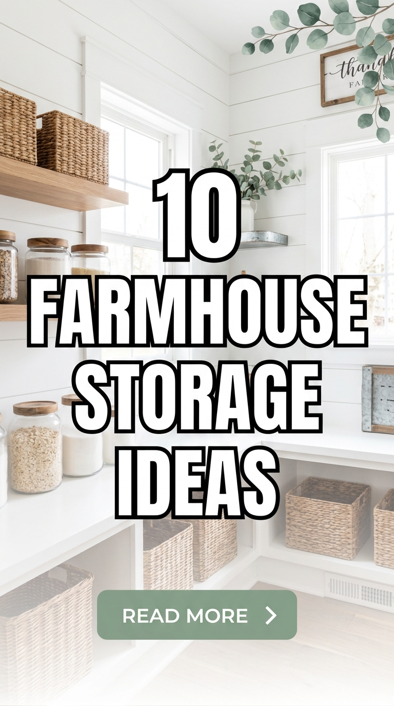 10 Farmhouse Storage Ideas