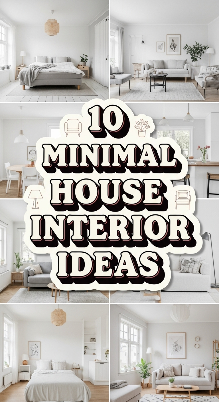 10 Minimal House Interior Design Ideas