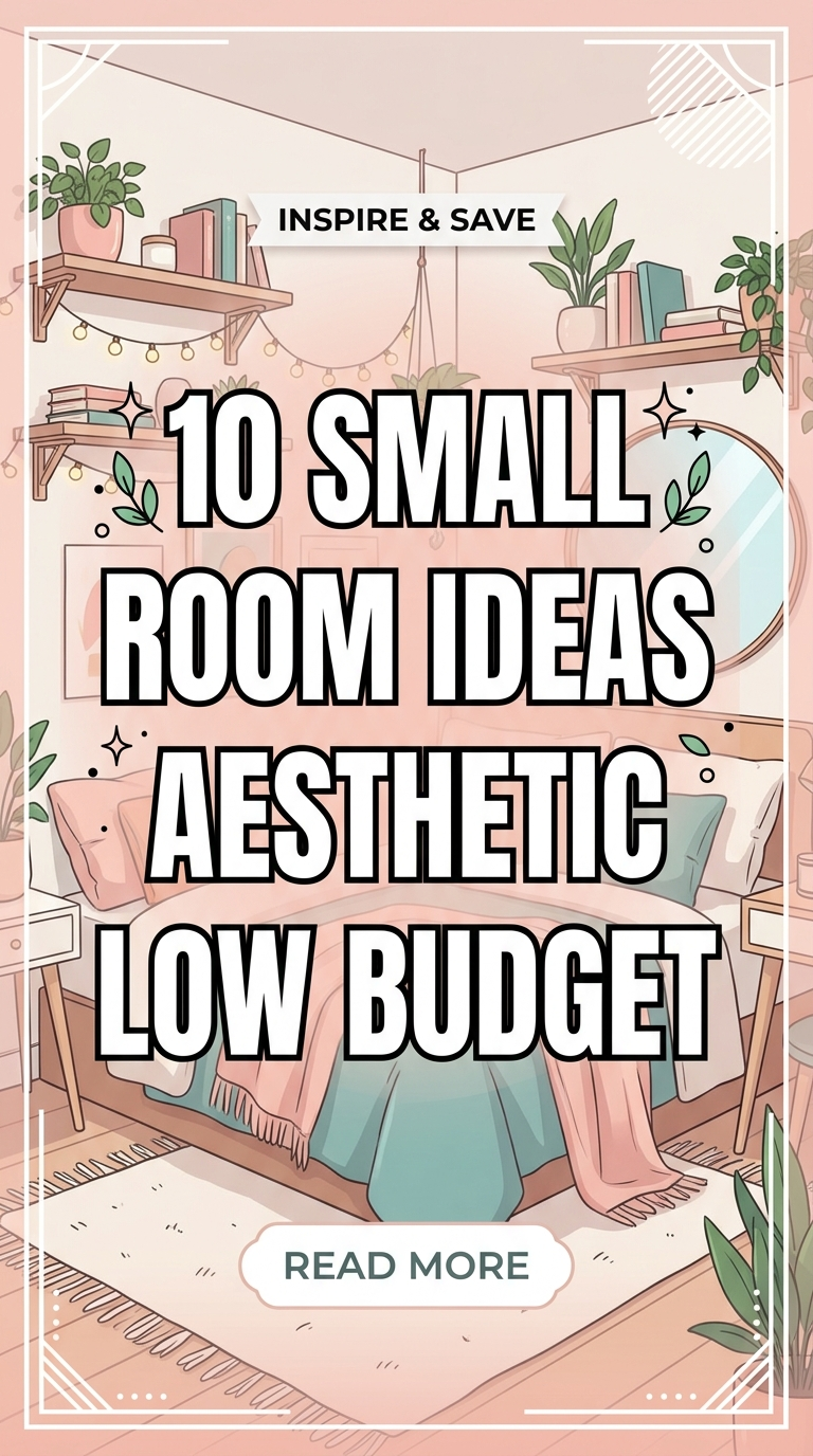 10 Small Room Ideas Aesthetic Low Budget