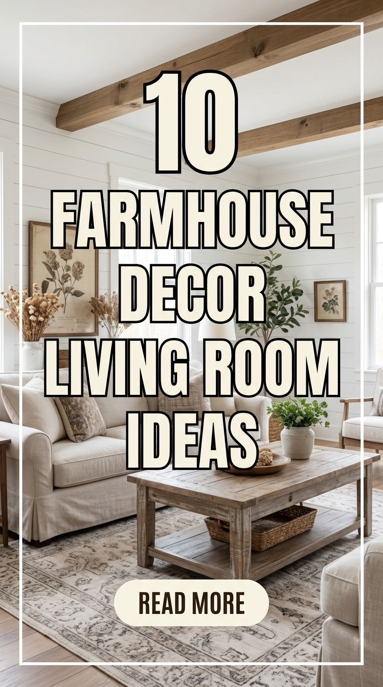 10 Farmhouse Decor Living Room Ideas