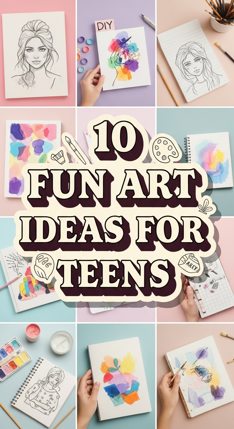 10 Fun Art Ideas for Teens