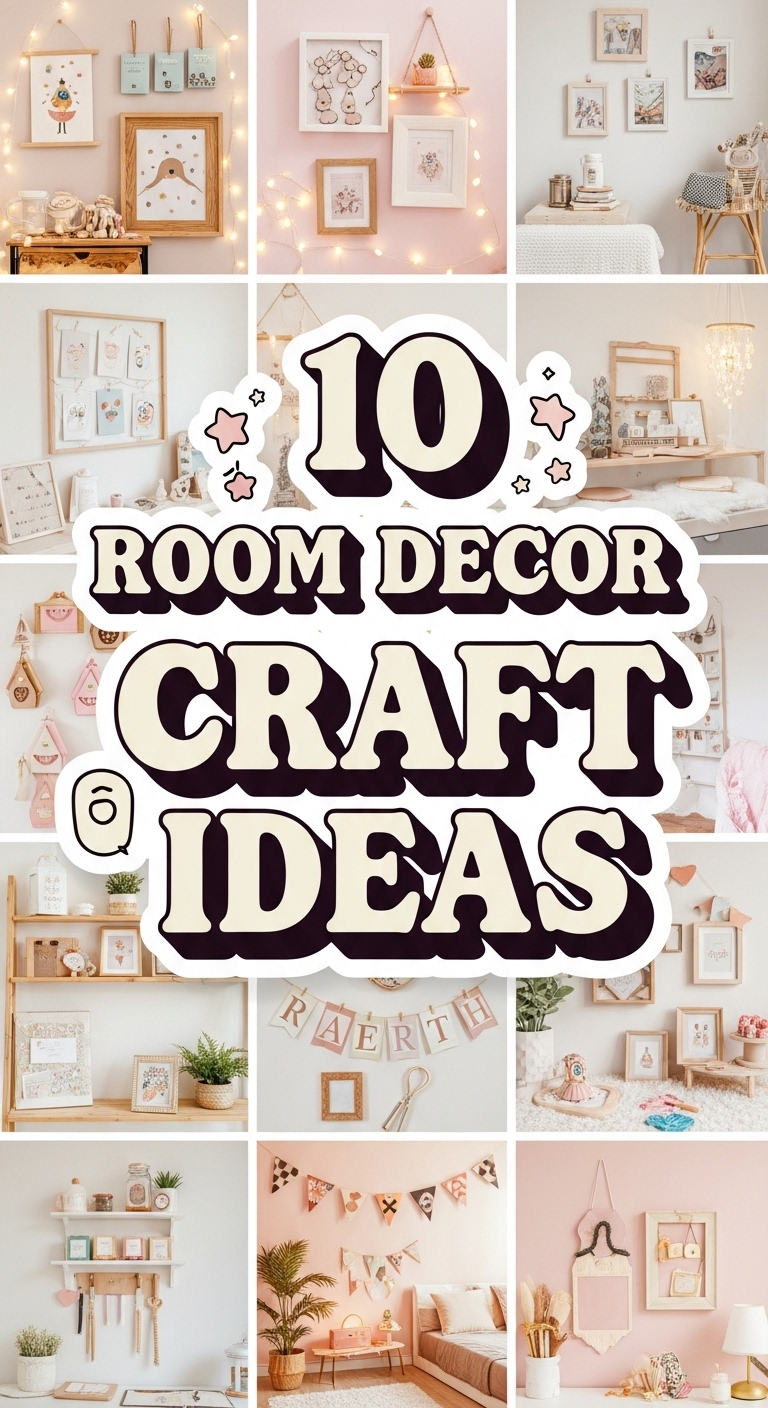 10 Crafts for My Room Ideas