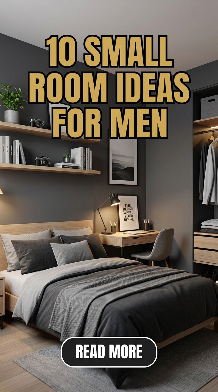 10 Small Room Ideas For Men