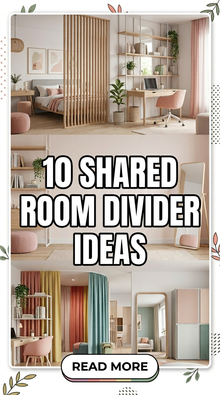 10 Shared Room Divider Ideas