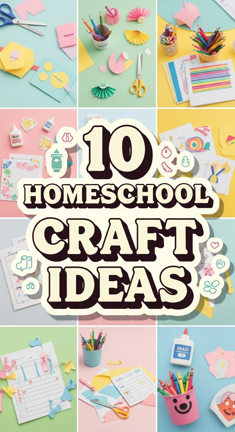 10 Homeschool Crafts Ideas