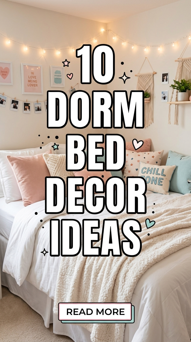 10 Dorm Bed Decor Ideas