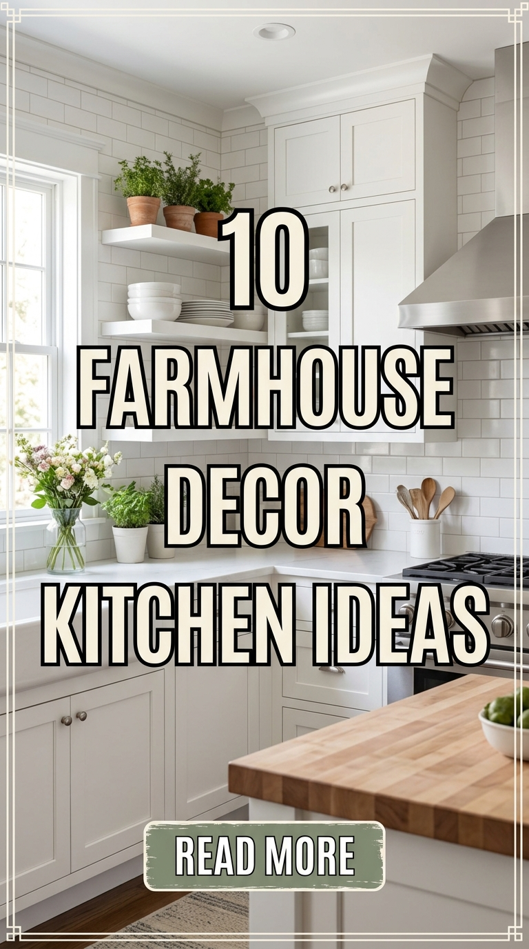 10 Farmhouse Decor Kitchen Ideas