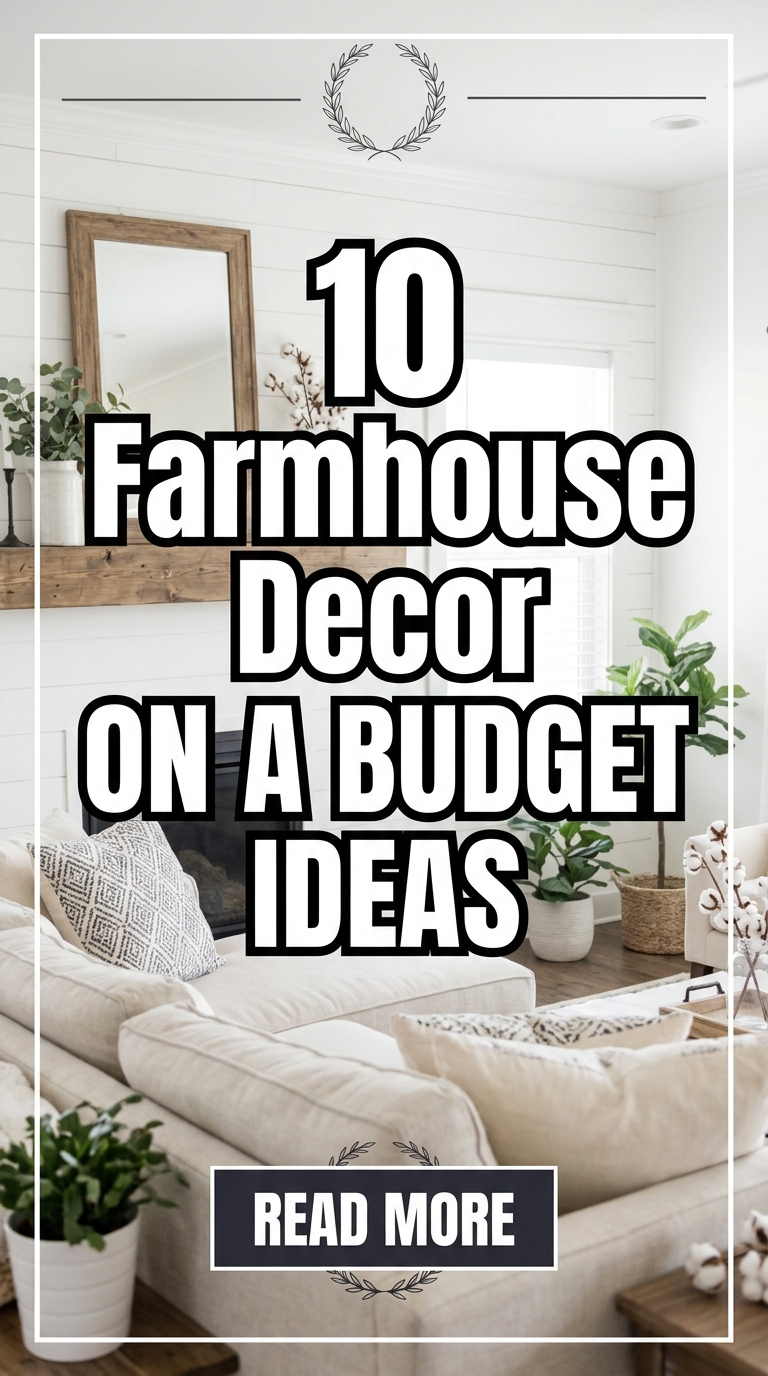10 Farmhouse Decor On A Budget Ideas