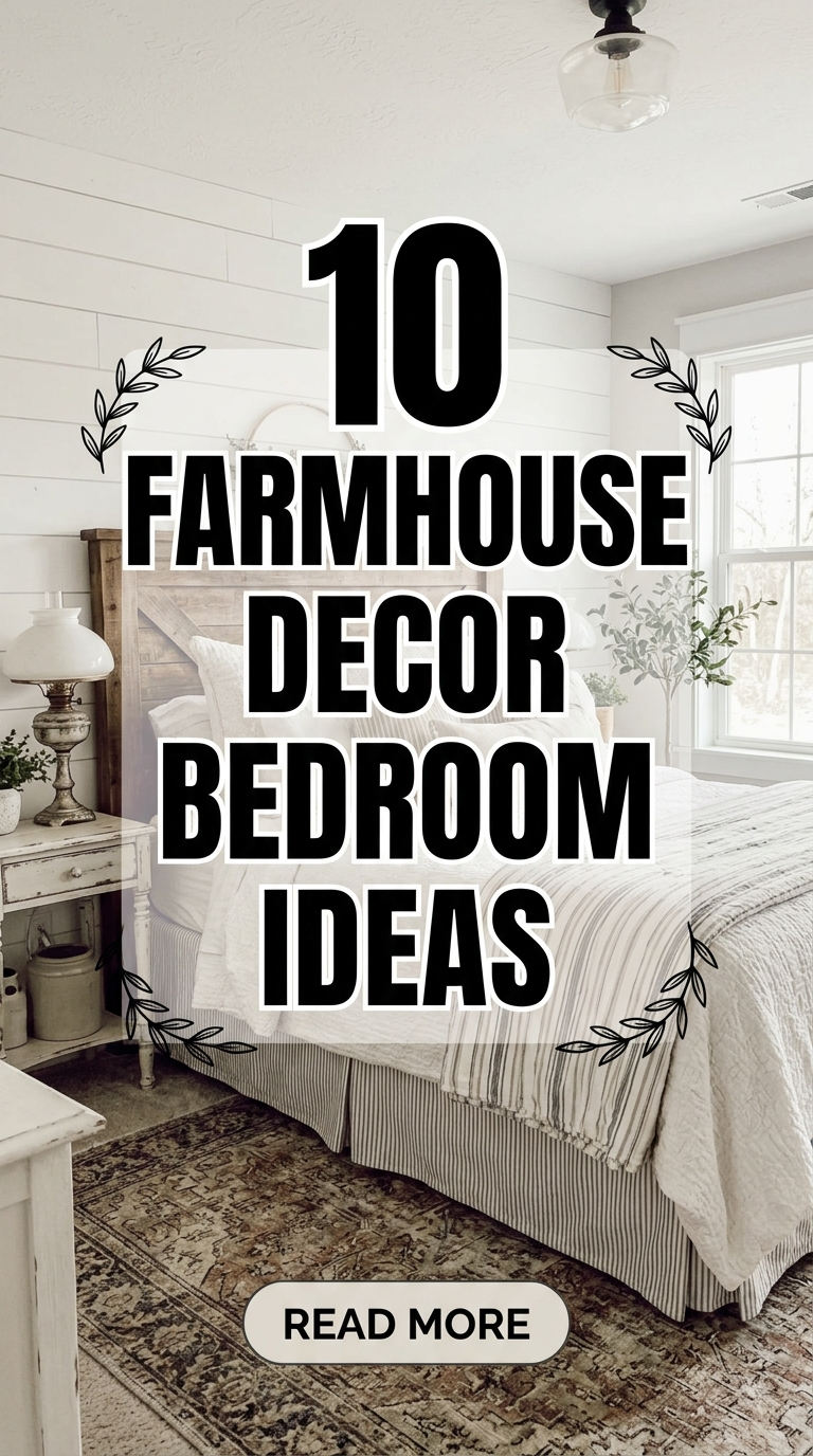 10 Farmhouse Decor Bedroom Ideas