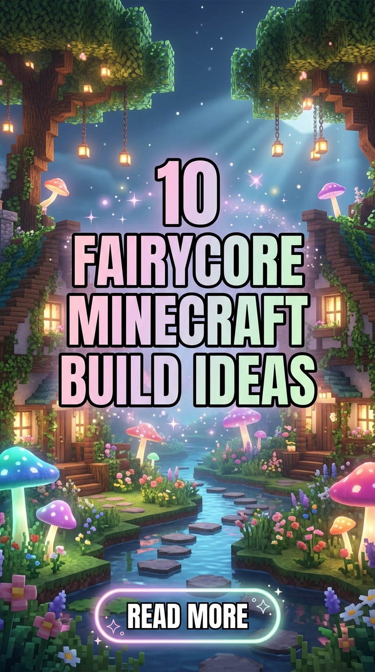 10 Fairycore Minecraft Build Ideas