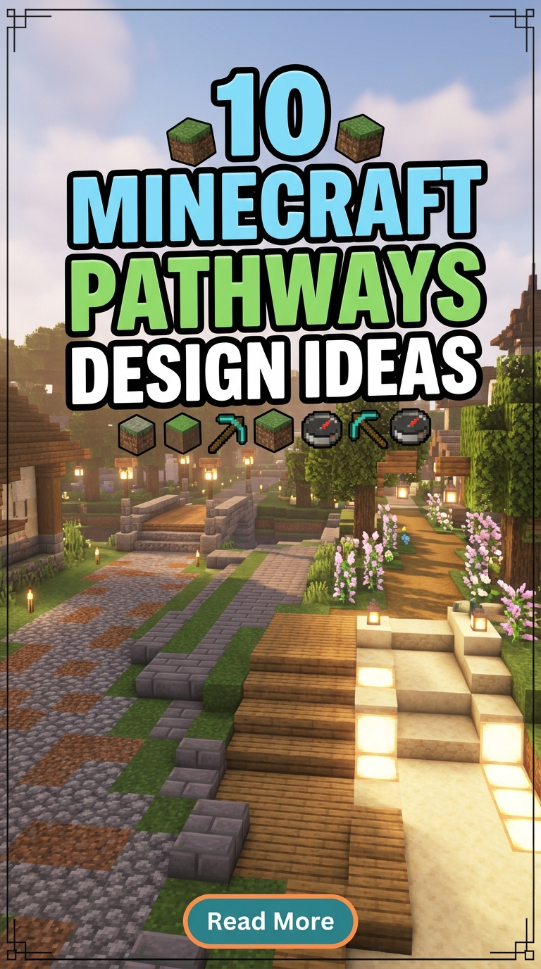 10 Minecraft Pathways Design Ideas