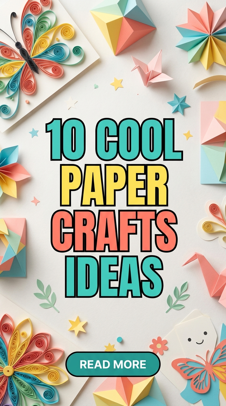 10 Cool Paper Crafts Ideas