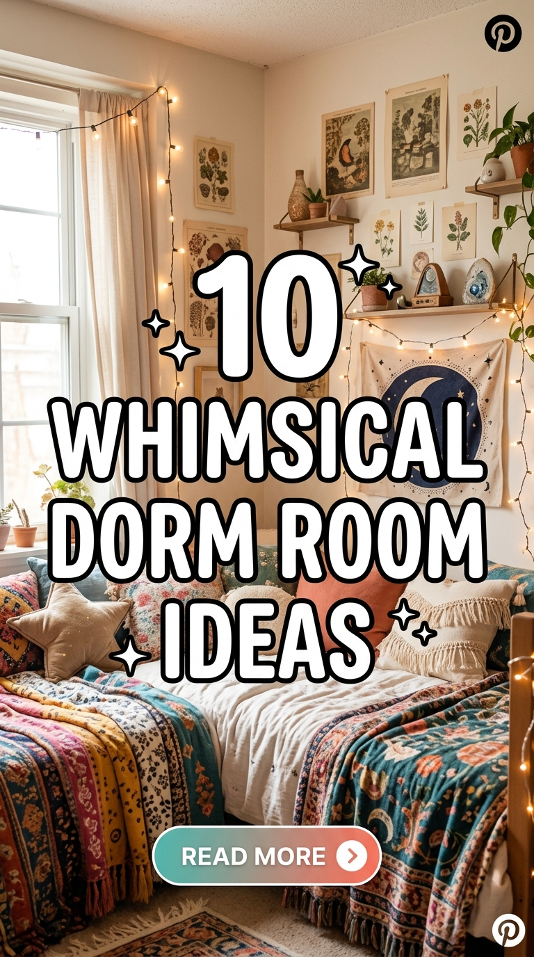 10 Whimsical Dorm Room Ideas