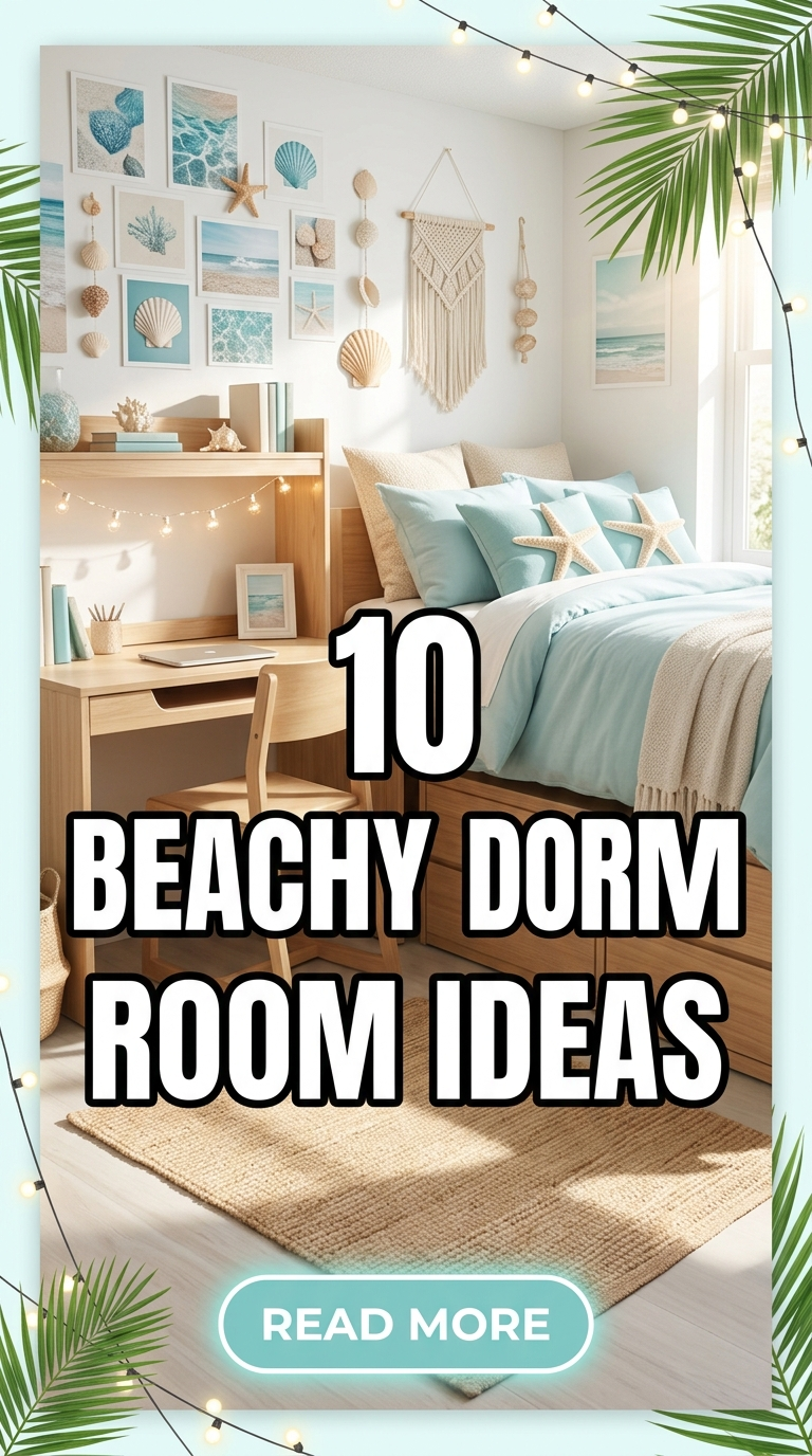 10 Beachy Dorm Room Ideas