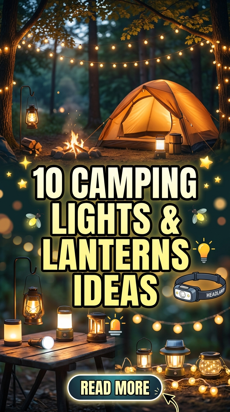 10 Camping Lights & Lanterns Ideas