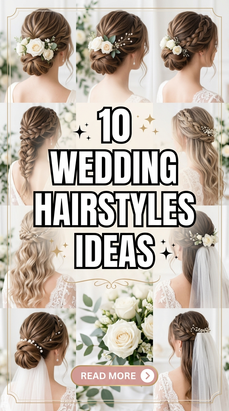 10 Wedding Hairstyles Ideas
