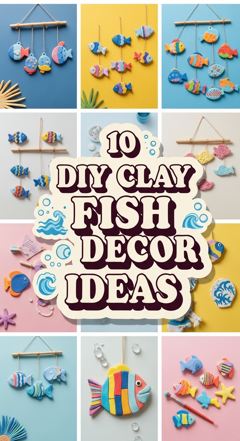 10 DIY Clay Fish Decoration Ideas
