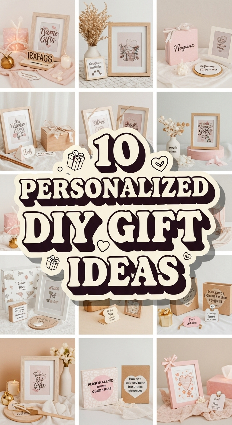 10 Personalized Gifts DIY Ideas