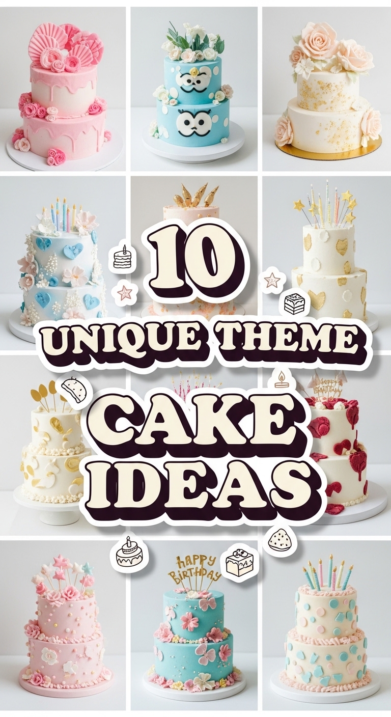 10 Unique Theme Cake Ideas