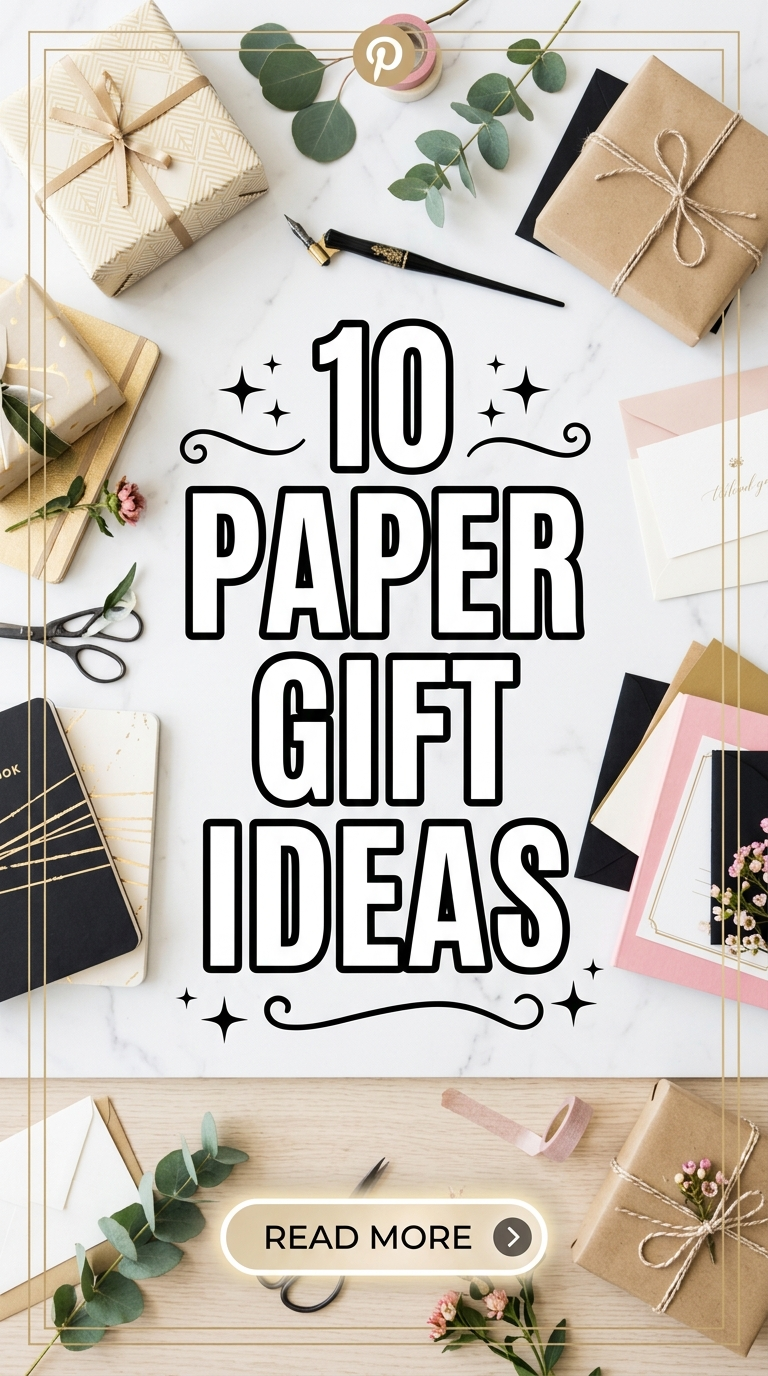 10 Paper Gifts Ideas