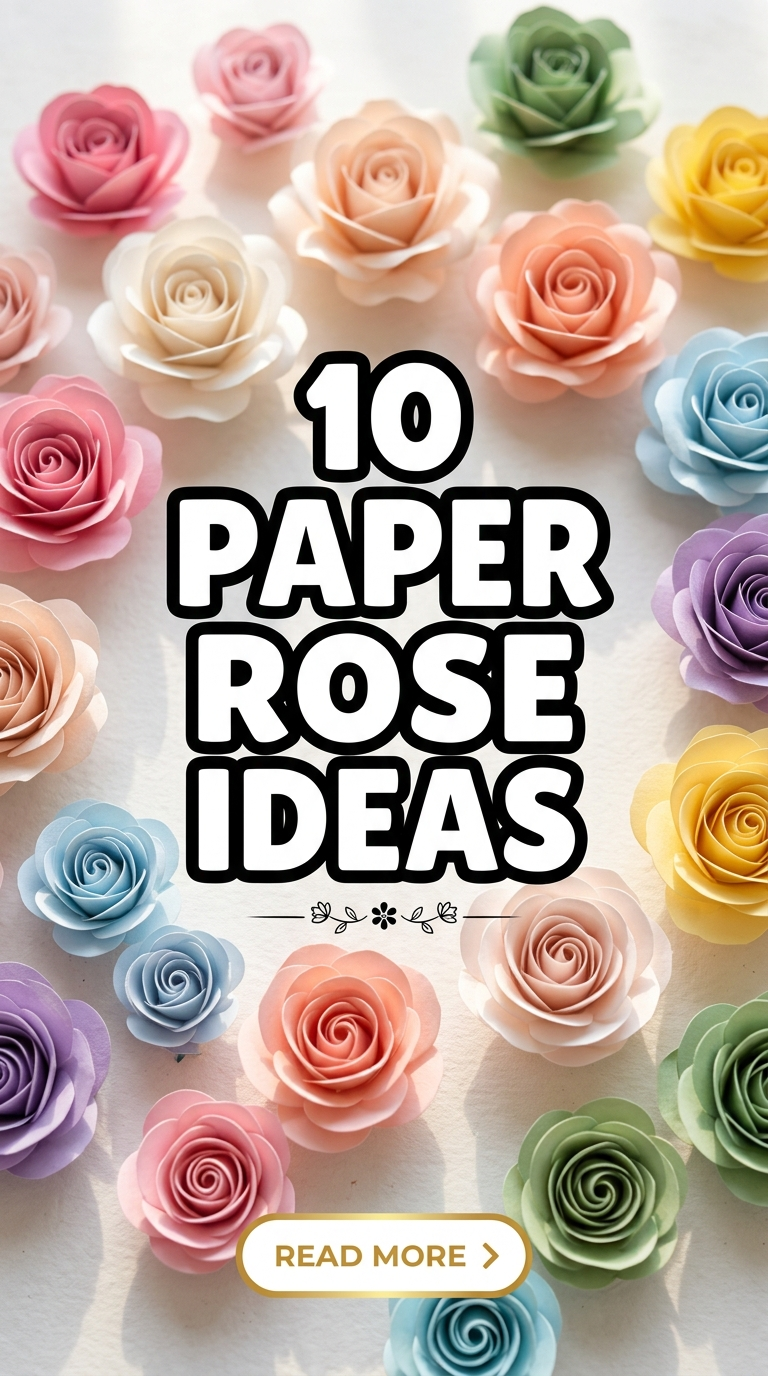 10 Paper Rose Ideas