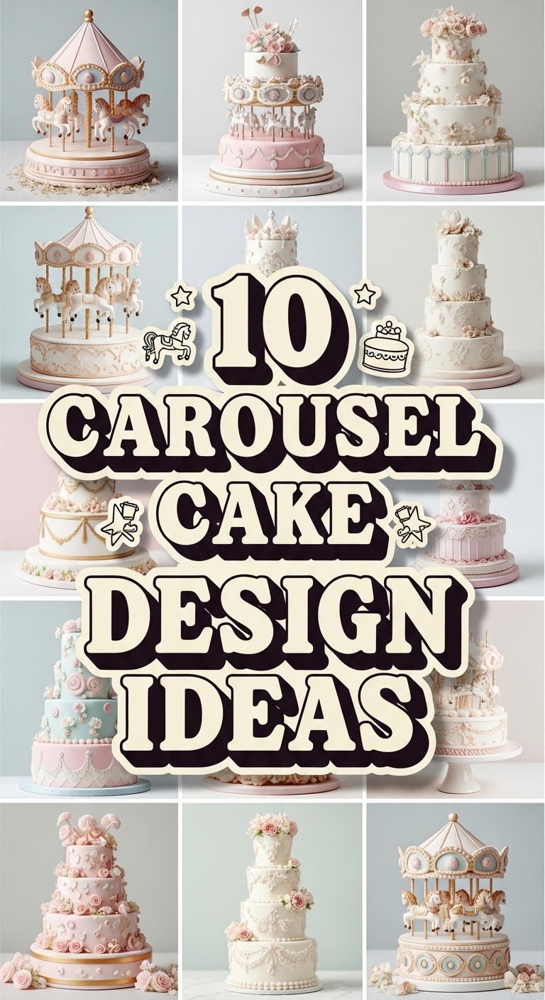 10 Carousel Cake Design Ideas
