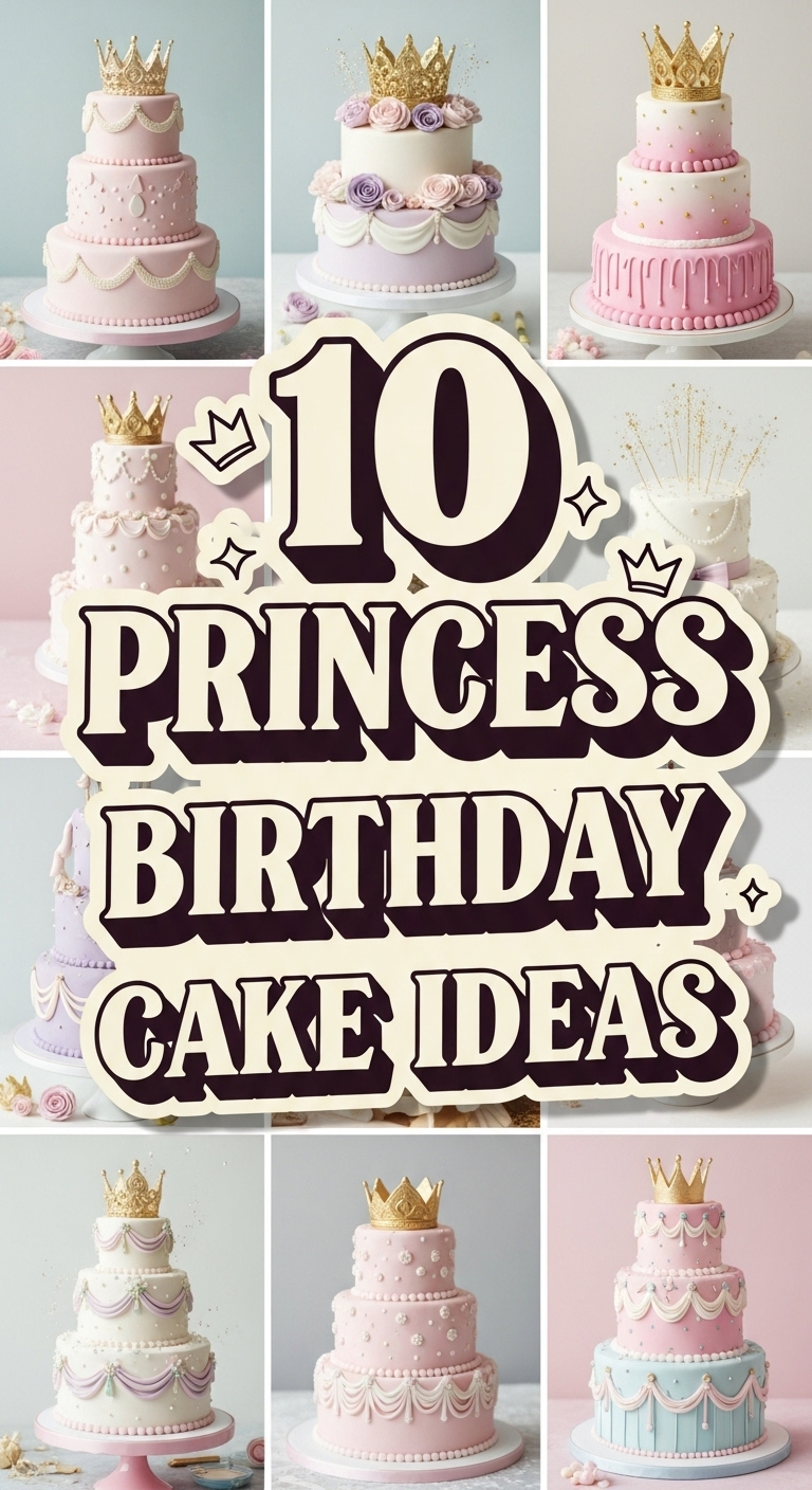 10 Princess Cakes Birthday Ideas
