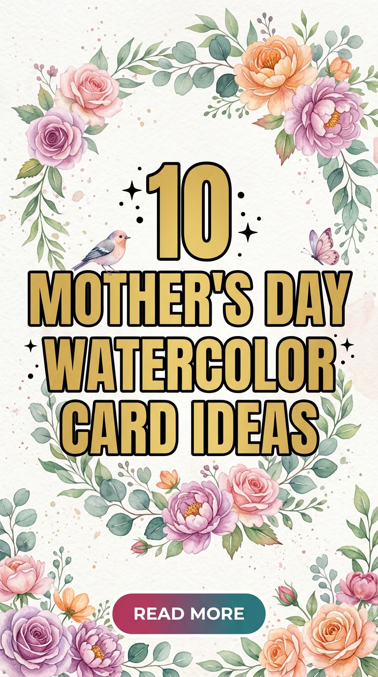 10 Mother’s Day Watercolor Card Ideas